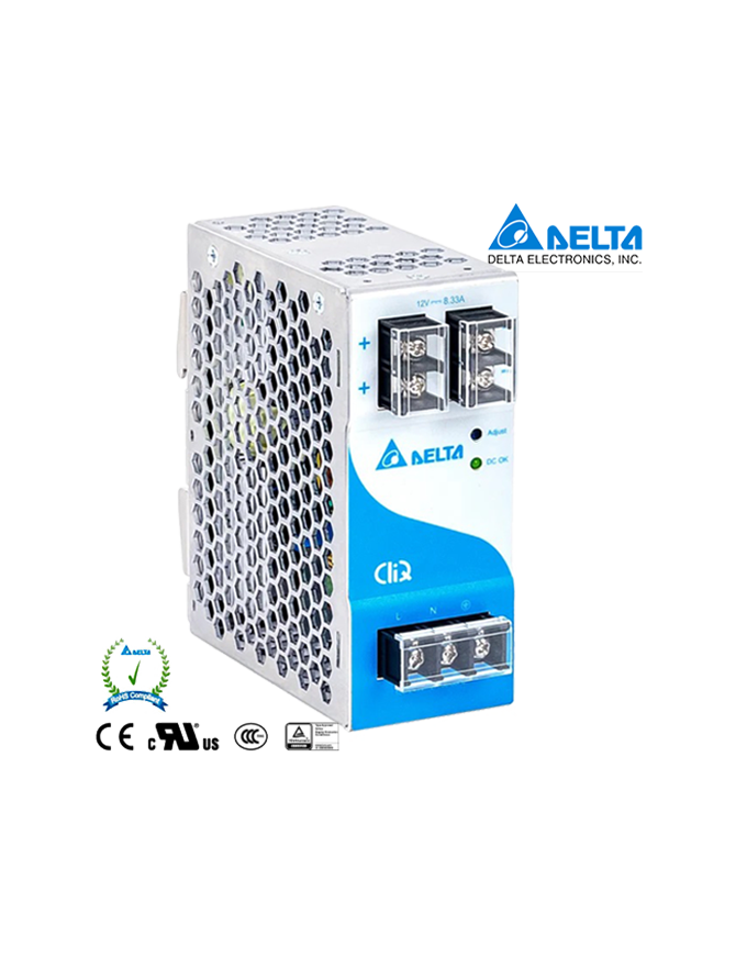 DRP-100-12 ΤΡΟΦΟΔΟΤΙΚΟ DELTA ΡΑΓΑΣ DRP012V100W1AA DELTA ΤΡΟΦΟΔΟΤΙΚΑ