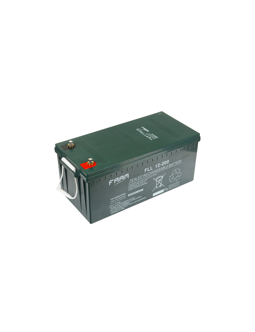 FLL12-200 SOLAR ΜΠΑΤΑΡΙΑ ΜΟΛΥΒΔΟΥ FAAM 200AH 12V