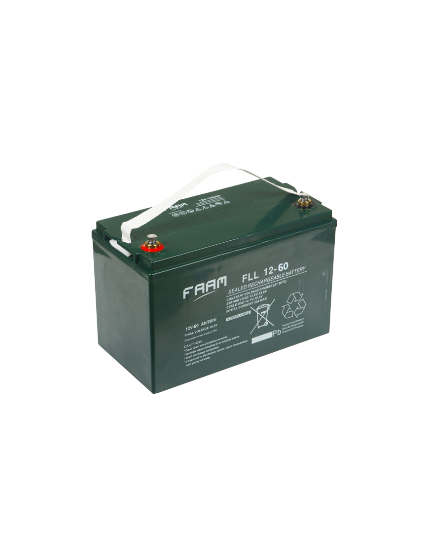 FLL12-60 SOLAR ΜΠΑΤΑΡΙΑ ΜΟΛΥΒΔΟΥ FAAM 60AH 12V