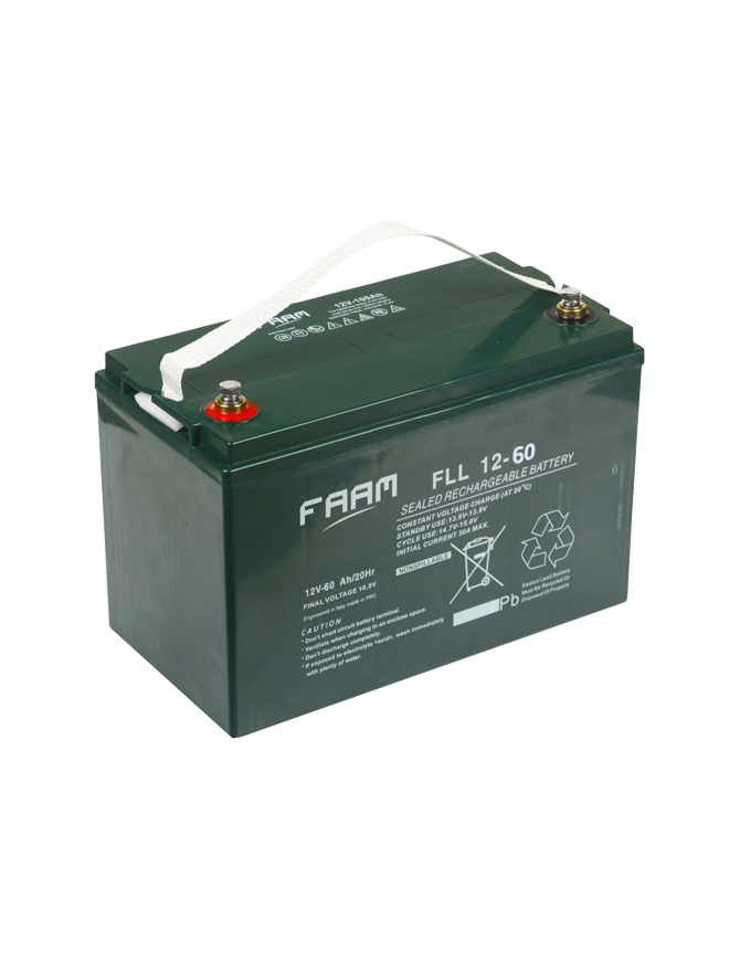 FLL12-60 SOLAR ΜΠΑΤΑΡΙΑ ΜΟΛΥΒΔΟΥ FAAM 60AH 12V