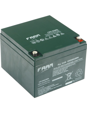 FLL12-24 SOLAR ΜΠΑΤΑΡΙΑ ΜΟΛΥΒΔΟΥ FAAM 24AH 12V