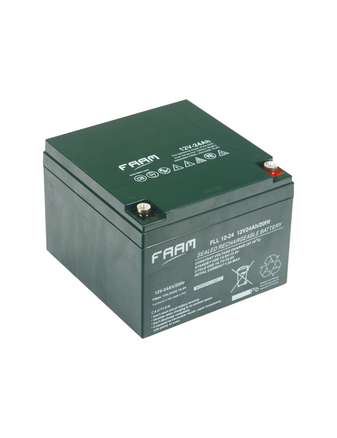 FLL12-24 SOLAR ΜΠΑΤΑΡΙΑ ΜΟΛΥΒΔΟΥ FAAM 24AH 12V