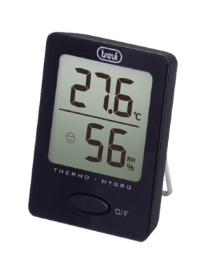 TREVI TE-3004 ΘΕΡΜΟΜΕΤΡΟ - ΥΓΡΑΣΙΟΜΕΤΡΟ ΜΑΥΡΟ TREVI