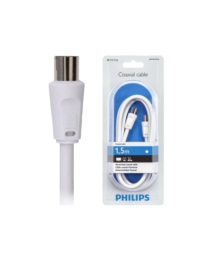 PHILIPS SWV2516W/10 - ΚΑΛΩΔΙΟ ΚΕΡΑΙΑΣ 1,5m