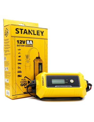 STANLEY SXAE00026 - ΑΥΤΟΜΑΤΟΣ ΦΟΡΤΙΣΤΗΣ - ΣΥΝΤΗΡΗΤΗΣ ΜΠΑΤΑΡΙΩΝ  12V - 8A