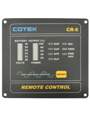 CR-6 ΔΙΑΚΟΠΤΗΣ ΜΕ ΕΝΔΕΙΞΕΙΣ ΚΑΙ ΚΑΛΩΔΙΟ ΓΙΑ INVERTER 24V - ΣΕΙΡΑ SK-SD