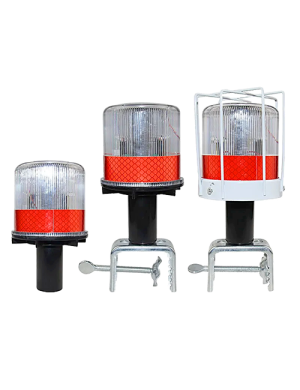 HTL-80200R-F ΗΛΙΑΚΟΣ ΦΑΡΟΣ ΣΗΜΑΝΣΗΣ - ΠΡΟΕΙΔΟΠΟΙΗΣΗΣ ΜΕ ΚΟΚΚΙΝΟ ΦΩΣ (FLASHING)