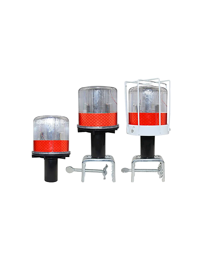 HTL-80200R-F ΗΛΙΑΚΟΣ ΦΑΡΟΣ ΣΗΜΑΝΣΗΣ - ΠΡΟΕΙΔΟΠΟΙΗΣΗΣ ΜΕ ΚΟΚΚΙΝΟ ΦΩΣ (FLASHING)