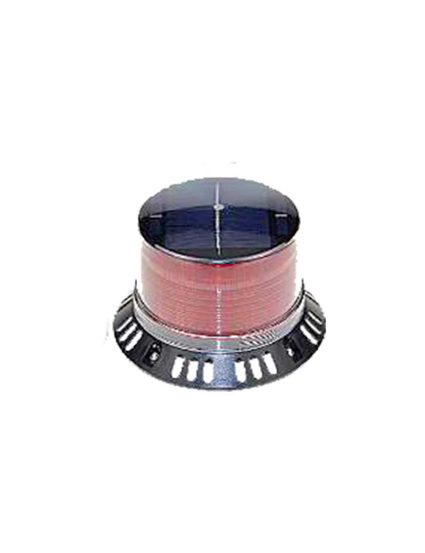 HTL-135125R-F ΗΛΙΑΚΟΣ ΦΑΡΟΣ ΣΗΜΑΝΣΗΣ - ΠΡΟΕΙΔΟΠΟΙΗΣΗΣ ΜΕ ΚΟΚΚΙΝΟ ΦΩΣ (FLASHING)