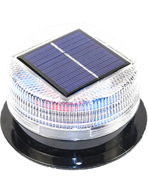 HTL-9565W-F ΗΛΙΑΚΟΣ ΦΑΡΟΣ ΣΗΜΑΝΣΗΣ - ΠΡΟΕΙΔΟΠΟΙΗΣΗΣ ΜΕ ΛΕΥΚΟ ΦΩΣ (FLASHING)