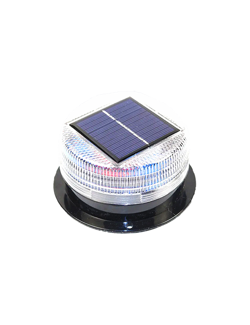 HTL-9565W-F ΗΛΙΑΚΟΣ ΦΑΡΟΣ ΣΗΜΑΝΣΗΣ - ΠΡΟΕΙΔΟΠΟΙΗΣΗΣ ΜΕ ΛΕΥΚΟ ΦΩΣ (FLASHING)