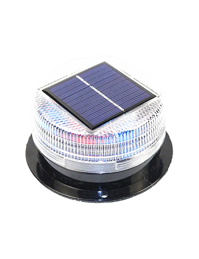 HTL-9565W-F ΗΛΙΑΚΟΣ ΦΑΡΟΣ ΣΗΜΑΝΣΗΣ - ΠΡΟΕΙΔΟΠΟΙΗΣΗΣ ΜΕ ΛΕΥΚΟ ΦΩΣ (FLASHING)