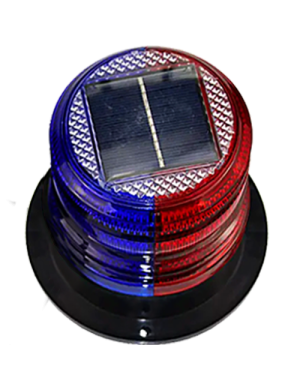 HTL-9565RB-F ΗΛΙΑΚΟΣ ΦΑΡΟΣ ΣΗΜΑΝΣΗΣ - ΠΡΟΕΙΔΟΠΟΙΗΣΗΣ ΜΕ ΚΟΚΚΙΝΟ+ΜΠΛΕ ΦΩΣ (FLASHING)