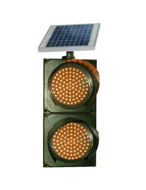 HTL-2550F ΗΛΙΑΚΟ ΔΙΠΛΟ ΦΑΝΑΡΙ ΣΗΜΑΝΣΗΣ ΜΕ ΠΑΛΛΟΜΕΝΟ ΦΩΣ (FLASHING) ΧΩΡΙΣ ΙΣΤΟ