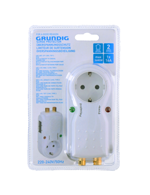 GRUNDIG 06668 ΑΝΤΙΚΕΡΑΥΝΙΚΟ ΣΥΣΚΕΥΩΝ + ΚΕΡΑΙΑΣ + RJ45 + RJ11