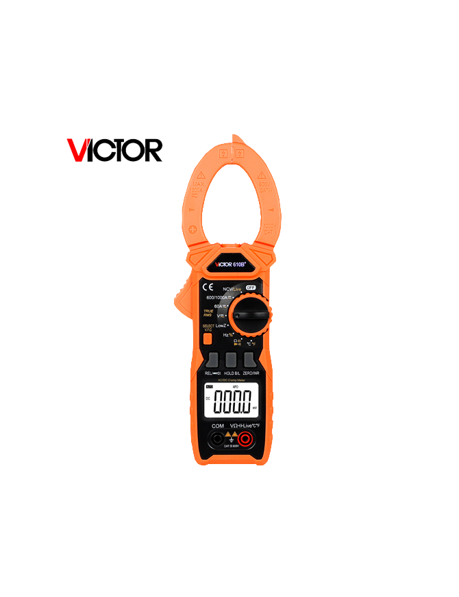 VICTOR VC-610B+ ΨΗΦΙΑΚΗ ΑΜΠΕΡΟΤΣΙΜΠΙΔΑ AC-DC / ΠΟΛΥΜΕΤΡΟ VICTOR