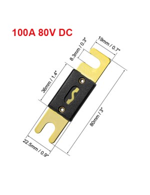 BAT-17663 ΑΣΦΑΛΕΙΑ ΜΠΑΤΑΡΙΩΝ 100Α ANL