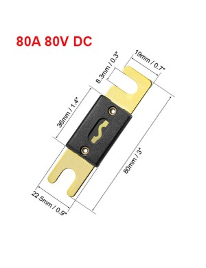 BAT-18222 ΑΣΦΑΛΕΙΑ ΜΠΑΤΑΡΙΩΝ 80Α ANL