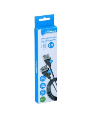 GRUNDIG-47240 ΚΑΛΩΔΙΟ ΕΠΕΚΤΑΣΗΣ USB 2.0 2m  GRUNDIG
