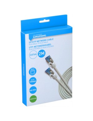 GRUNDIG-47236 ΚΑΛΩΔΙΟ ΔΙΚΤΥΟΥ UTP CAT6a 2m  GRUNDIG