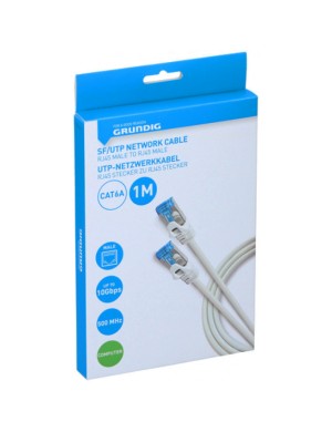 GRUNDIG-47235 ΚΑΛΩΔΙΟ ΔΙΚΤΥΟΥ UTP CAT6a 1m  GRUNDIG