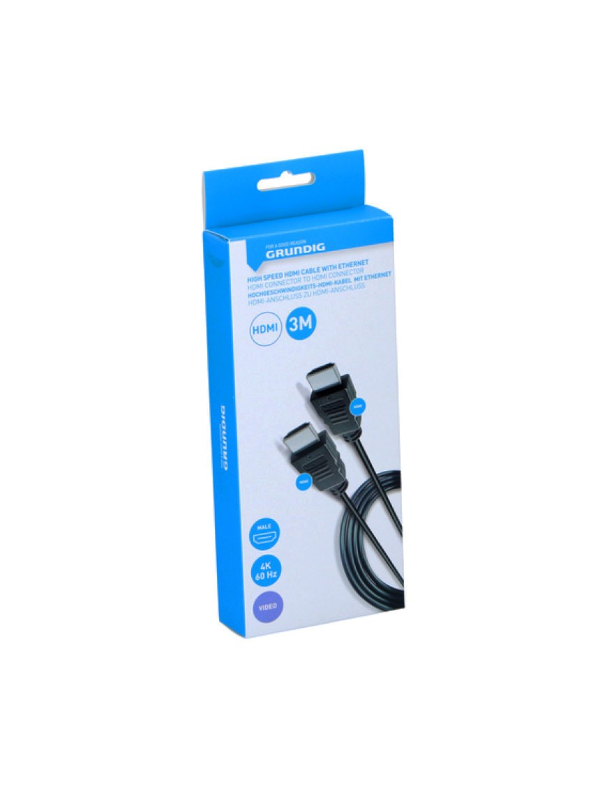 GRUNDIG-47262 ΚΑΛΩΔΙΟ HDMI σε HDMI 2.0 3m GRUNDIG