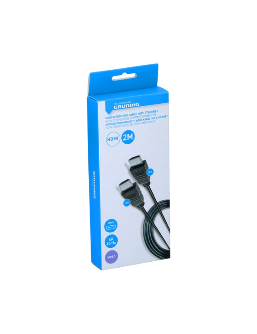 GRUNDIG-47261 ΚΑΛΩΔΙΟ HDMI σε HDMI 2.0 2m GRUNDIG