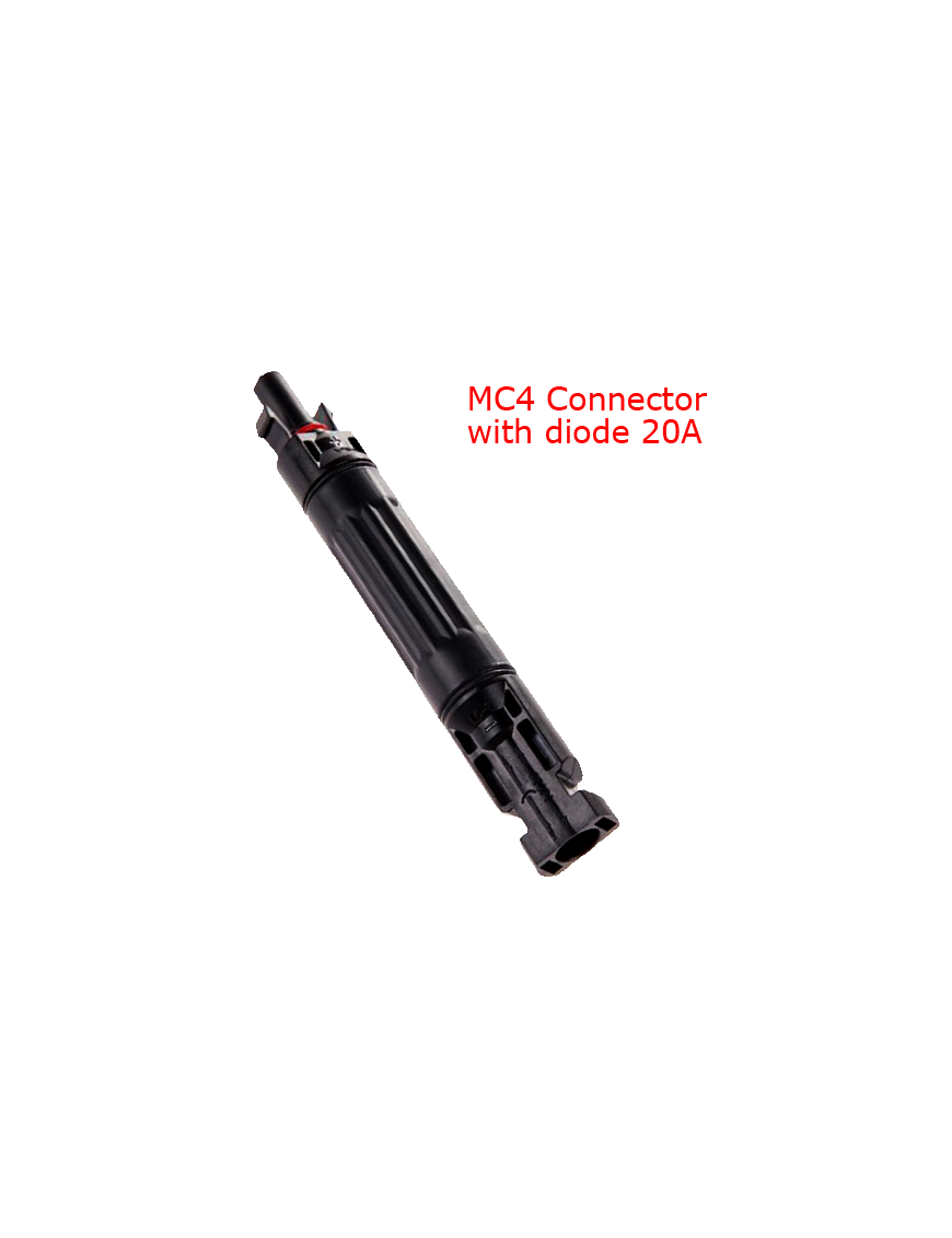 MC4-PV-FM ΒΥΣΜΑ - ΣΥΝΔΕΣΜΟΣ ΕΝΔΙΑΜΕΣΟΣ Φ/Β ΚΑΛΩΔΙΩΝ ΜΕ ΔΙΟΔΟ 20A