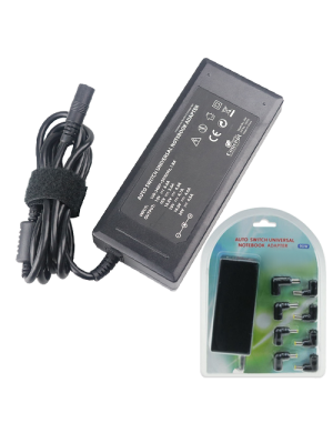 PD-90 ΤΡΟΦΟΔΟΤΙΚΟ ΓΙΑ LAPTOP UNIVERSAL AC ADAPTER 15-20V 6A / 90W ΜΕ 8 ΒΥΣΜΑΤΑ