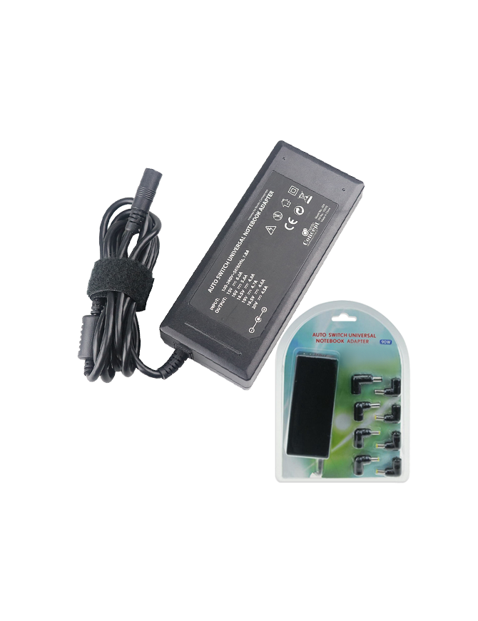 PD-90 ΤΡΟΦΟΔΟΤΙΚΟ ΓΙΑ LAPTOP UNIVERSAL AC ADAPTER 15-20V 6A / 90W ΜΕ 8 ΒΥΣΜΑΤΑ