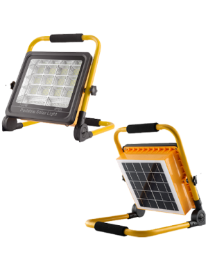 HSL-2350-100W ΦΟΡΗΤΟΣ ΗΛΙΑΚΟΣ ΠΡΟΒΟΛΕΑΣ LED  INVICTUS SOLAR  POWER