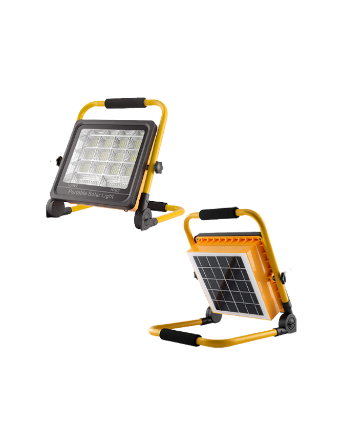 HSL-2350-100W ΦΟΡΗΤΟΣ ΗΛΙΑΚΟΣ ΠΡΟΒΟΛΕΑΣ LED  INVICTUS SOLAR  POWER