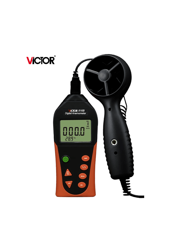 VICTOR VC-816B ΑΝΕΜΟΜΕΤΡΟ ΜΕ ΑΠΟΣΠΩΜΕΝΟ ΑΙΣΘΗΤΗΡΑ VICTOR