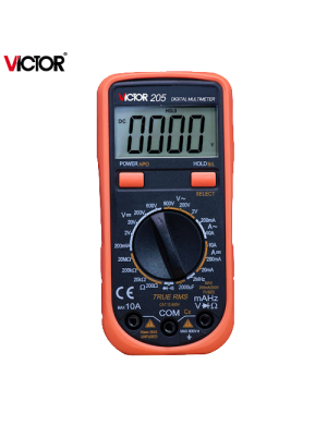 VICTOR VC-205 ΨΗΦΙΑΚΟ ΠΟΛΥΜΕΤΡΟ TRUE RMS VICTOR