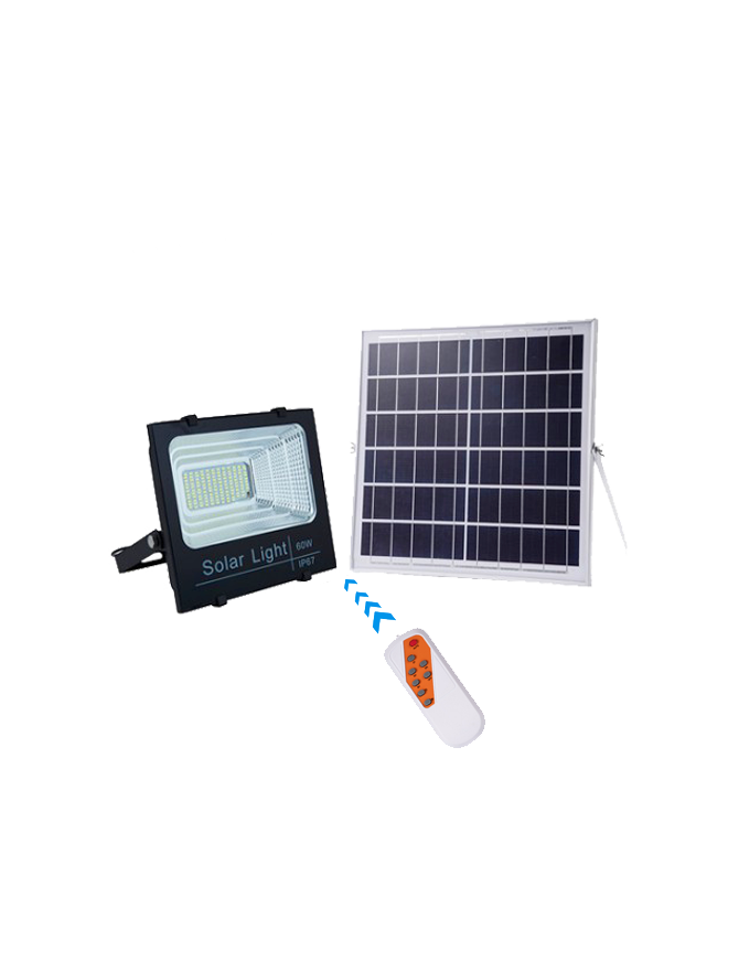 INVICTUS HSL-1909-60W ΗΛΙΑΚΟΣ ΠΡΟΒΟΛΕΑΣ LED 60W (ΠΕΡΙΛΑΜΒΑΝΕΤΑΙ ΠΑΝΕΛ 15W)  INVICTUS SOLAR  POWER