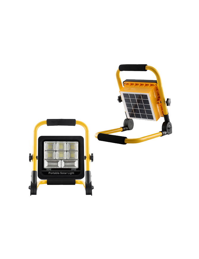 HSL-2350-50W ΦΟΡΗΤΟΣ ΗΛΙΑΚΟΣ ΠΡΟΒΟΛΕΑΣ LED  INVICTUS SOLAR  POWER