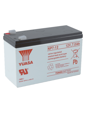 NP7-12 D ΜΠΑΤΑΡΙΑ ΜΟΛΥΒΔΟΥ YUASA 7AH 12V ( ΦΑΡΔΥΣ ΠΟΛΟΣ ) YUASA