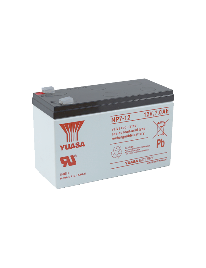 NP7-12 D ΜΠΑΤΑΡΙΑ ΜΟΛΥΒΔΟΥ YUASA 7AH 12V ( ΦΑΡΔΥΣ ΠΟΛΟΣ ) YUASA