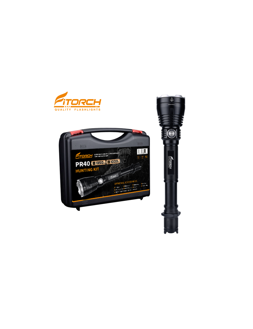 FITORCH PR40-C ΦΑΚΟΣ LED 1350lm ΥΨΗΛΗΣ ΑΠΟΔΟΣΗΣ ΣΕ ΒΑΛΙΤΣΑΚΙ ΜΕΤΑΦΟΡΑΣ FITORCH