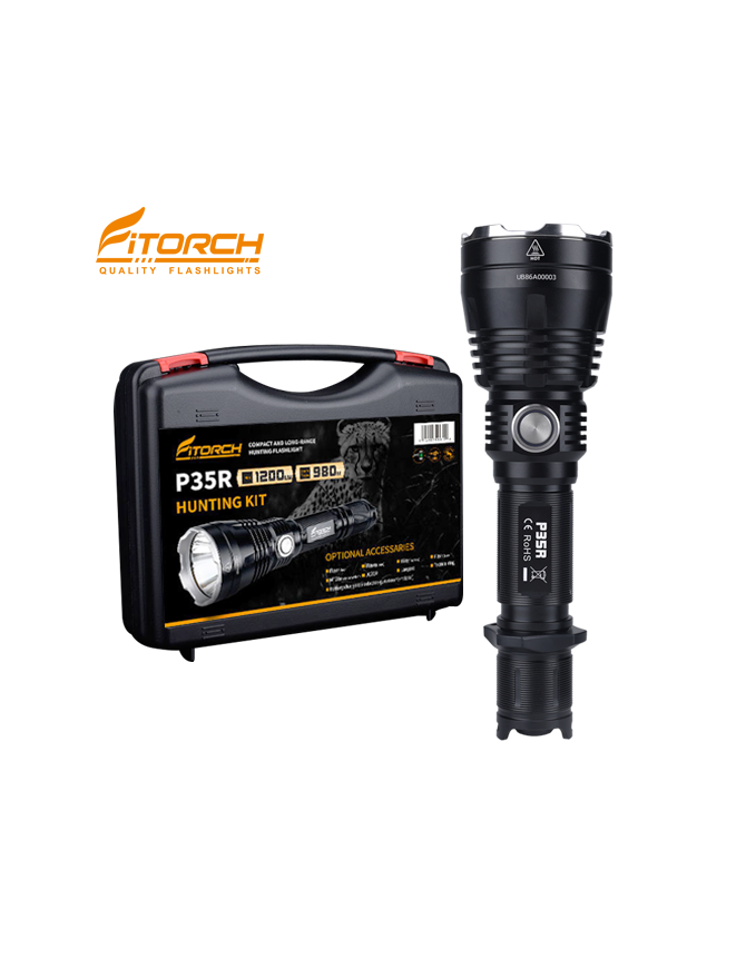 FITORCH P35R-C ΦΑΚΟΣ LED 1200lm ΥΨΗΛΗΣ ΑΠΟΔΟΣΗΣ ΣΕ ΒΑΛΙΤΣΑΚΙ ΜΕΤΑΦΟΡΑΣ FITORCH