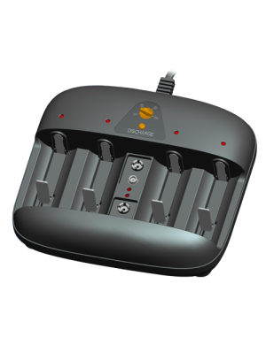 MINWA MW-AA02V-6U ΦΟΡΤΙΣΤΗΣ ΜΠΑΤΑΡΙΩΝ AA/AAA/C/D/9V ΜΕ 4 ΚΑΝΑΛΙΑ  MINWA