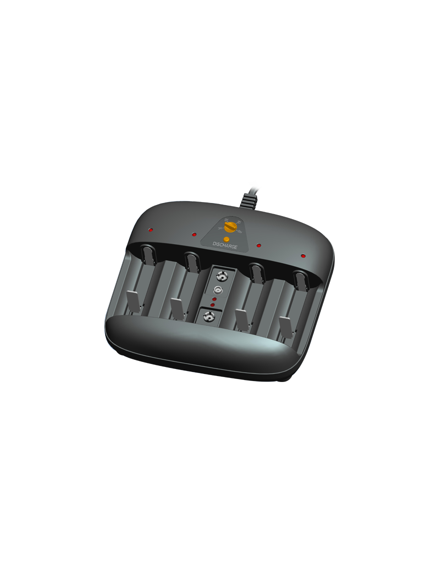 MINWA MW-AA02V-6U ΦΟΡΤΙΣΤΗΣ ΜΠΑΤΑΡΙΩΝ AA/AAA/C/D/9V ΜΕ 4 ΚΑΝΑΛΙΑ MINWA