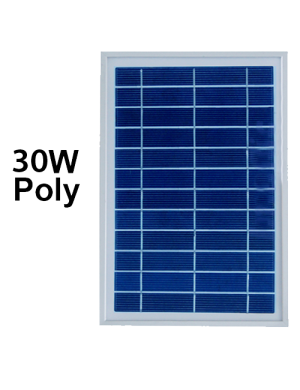 INVICTUS SRM-30P ΠΑΝΕΛ ΦΩΤΟΒΟΛΤΑΙΚΟ ΠΟΛΥΚΡΥΣΤΑΛΛΙΚΟ 30Wp 12V  INVICTUS SOLAR  POWER