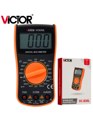 VICTOR VC-830L ΨΗΦΙΑΚΟ ΠΟΛΥΜΕΤΡΟ ΜΙΚΡΟ VICTOR