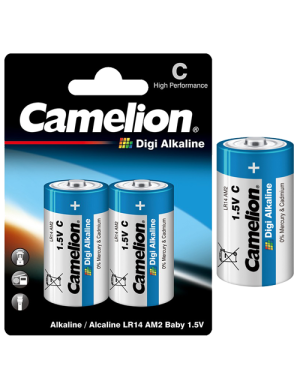 LR14-BP2DG ΜΠΑΤΑΡΙΑ CAMELION DIGI ΕΝΙΣΧΥΜΕΝΗ ΑΛΚΑΛΙΚΗ C CAMELION