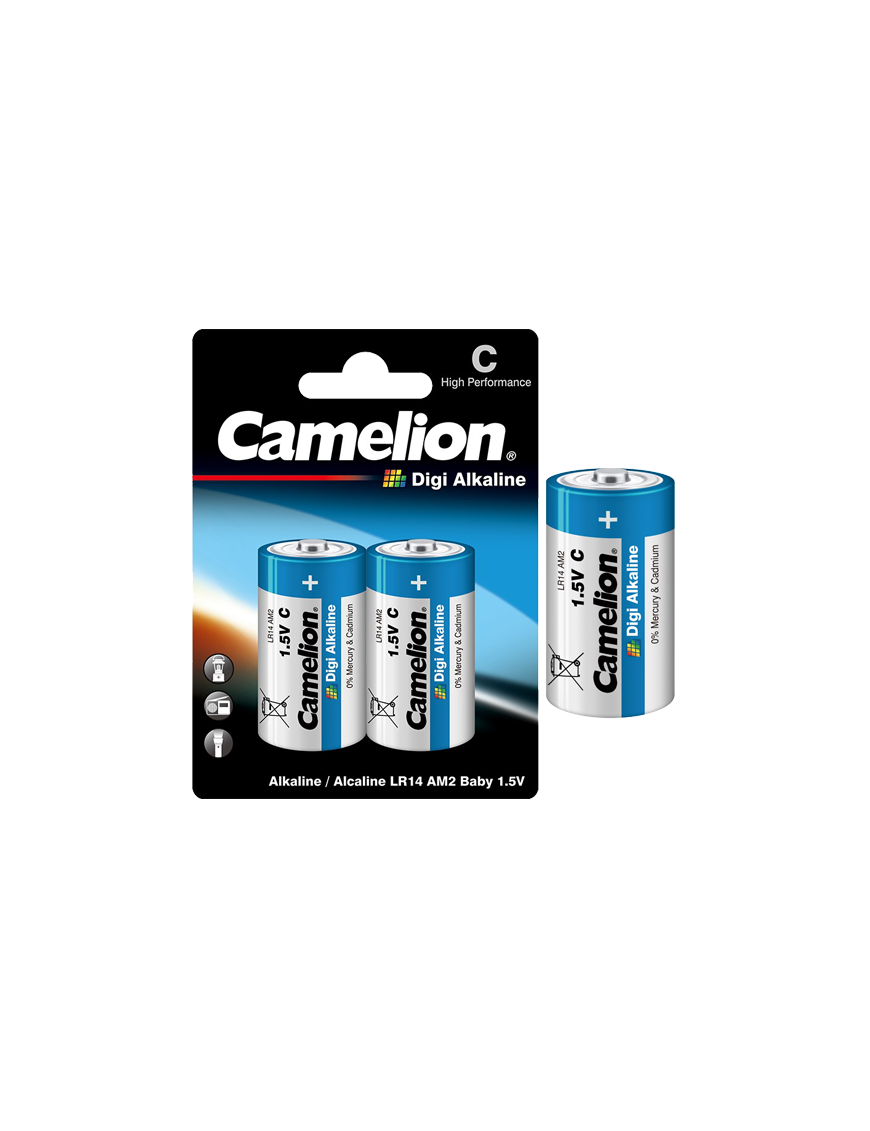 LR14-BP2DG ΜΠΑΤΑΡΙΑ CAMELION DIGI ΕΝΙΣΧΥΜΕΝΗ ΑΛΚΑΛΙΚΗ C CAMELION