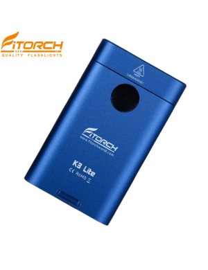 FITORCH K3 ΦΑΚΟΣ LED ΜΠΡΕΛΟΚ 550lm ΥΨΗΛΗΣ ΦΩΤΕΙΝΟΤΗΤΑΣ ΜΠΛΕ FITORCH