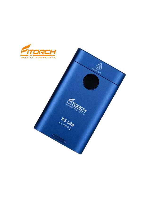 FITORCH K3 ΦΑΚΟΣ LED ΜΠΡΕΛΟΚ 550lm ΥΨΗΛΗΣ ΦΩΤΕΙΝΟΤΗΤΑΣ ΜΠΛΕ FITORCH