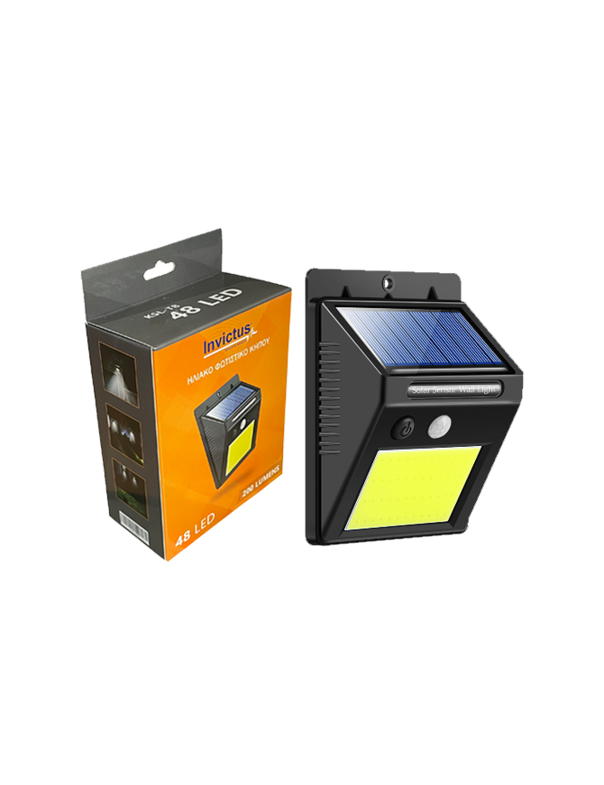 INVICTUS KSL-T8-48 LED COB ΗΛΙΑΚΟ ΦΩΤΙΣΤΙΚΟ ΜΕ 48 LED