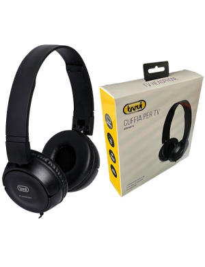 TREVI HTV 649 ΑΚΟΥΣΤΙΚΑ ΤΗΛΕΟΡΑΣΗΣ ΜΑΥΡΑ ΜΕ ΚΑΛΩΔΙΟ 5 ΜΕΤΡΩΝ TREVI